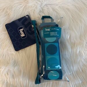 Lug Teal Luggage Tag and Belt Set